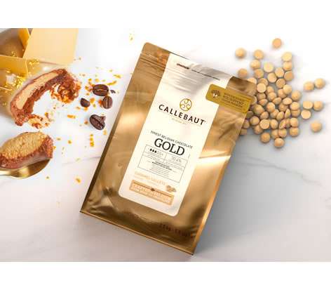 Callebaut Gold Chocolate; White Chocolate with Caramel